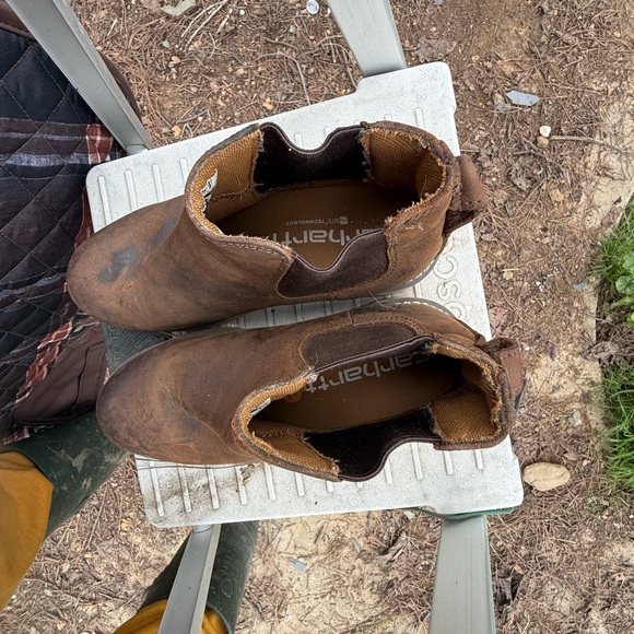 Women’s Wedge Sole Pull On Work Boots 6.5 - Picture 7 of 10